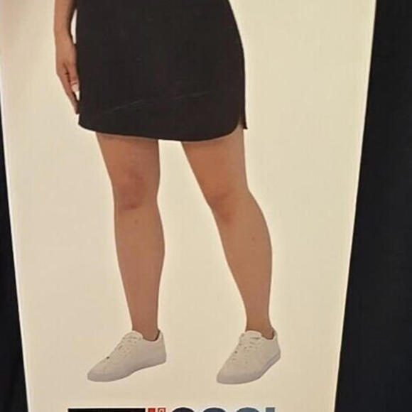 32 Degrees Cool Womens Elastic Waist Skirt Front Pockets Size Large Black (76-3) - Picture 4 of 9